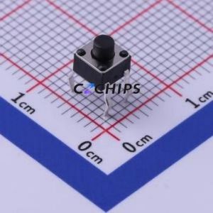 TC-1109-B-C Tactile Switch Through hole-4P,4.5x4.5mm Switch Single Pole Single Throw Round Button 1.6N Through Hole - Product Image 1