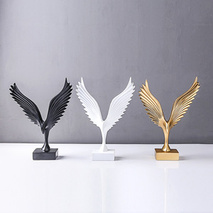 Ailes en résine abstraite — XRL, décoration d'aigle décoratif, style nordique pour bureau, hôtel, <span class=keywords><strong>club</strong></span>, art - Product Image 3
