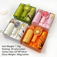 Lot de cadeaux de mariage en gros : Bouteille isotherme, mini ventilateur, parapluie – Cadeau de douche nuptiale pour invités de mariage, souvenir, cadeau pour demoiselle d'honneur