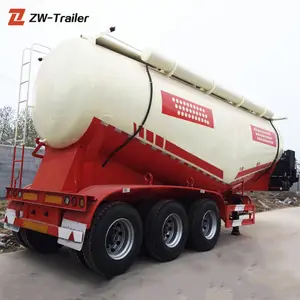 Günstiger Preis Weizenmehl Trocken pulver Zement Bulker Bulk Tank Carrier LKW Anhänger