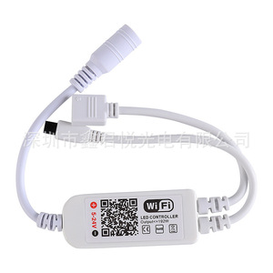 ตัวควบคุมไฟ LED ไวไฟ 6-24V DC ปรับความสว่างได้ เปลี่ยนสีได้ สำหรับไฟแถบ LED บ้านอัจฉริยะ - Product Image 1
