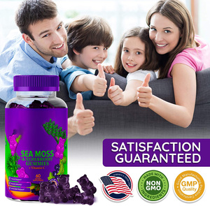 OEM rumput laut organik Elderberry permen Gummy suplemen vitamin Vegan alami untuk remaja dewasa dengan kemasan yang dapat disesuaikan - Product Image 5