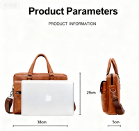 Logo personnalisé décontracté affaires bureau voyage sac à main porte-documents grande capacité multi-sections en cuir PU sac à bandoulière pour hommes