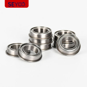 Seyoo แบริ่งหน้าแปลนขนาดเล็ก7x11x3 Mf117zz ZZ เหล็กโครเมี่ยมร่องลึกลูกปืนสำหรับอุปกรณ์ออกกำลังกาย - Product Image 1