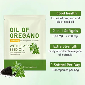 Extracto de Orégano Orgánico de Alta Calidad, Aceite de Orégano Herbal con Aceite de Semilla Negra, Suplemento en Cápsulas de Aceite de Orégano, Stock Local en EE. UU. - Product Image 3