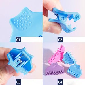 ชุดคลิปหนีบผมทำจากพลาสติกมี25ชิ้นสำหรับใช้ในร้านทำผมแบบมืออาชีพ - Product Image 4