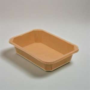 Bols à salade rectangulaires octogonaux en papier kraft jetables à prix avantageux avec couvercles, bols à soupe pour les fêtes - Product Image 1