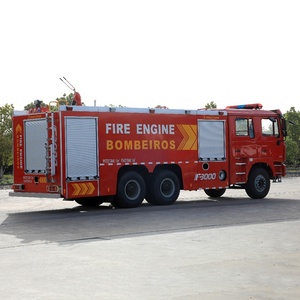 Véhicule moteur de lutte contre l'incendie à transmission manuelle Shacman 10000 litres de réservoir de mousse d'eau Forist Fire Rescue Service Truck - Product Image 1