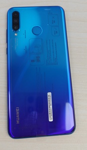 Vente en gros de smartphones originaux HWei P30 Lite bleu 128 Go, processeur octa-core, LTE, écran 6,1 pouces, double carte SIM, Android <span class=keywords><strong>9</strong></span>, 48 MP, anglais/espagnol/français - Product Image 3