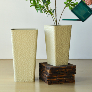 Vaso per <span class=keywords><strong>Fiori</strong></span> Quadrato in Plastica di Lusso Moderno Nordico, Traspirante e Durevole, <span class=keywords><strong>Fioriera</strong></span> <span class=keywords><strong>da</strong></span> Interno per <span class=keywords><strong>Balcone</strong></span> e Soggiorno - Product Image 4