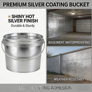 <b>Silver</b> Aluminum Coating Featured Wall Decoration Coating Customized Available with High Glitter Effect - Product Image 3