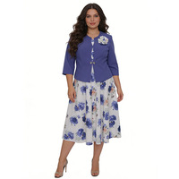Offre Spéciale – Ensemble Deux Pièces Luxe Turc Grande Taille Style Africain pour Femme – Idéal pour l'Église