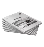 Impression de dépliants, catalogues, brochures, livrets, manuels d'instructions, feuillets avec logo, papier offset couché de qualité supérieure personnalisé