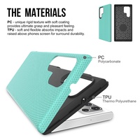 Coque en triangle rigide robuste à double couche pour Samsung Galaxy A22 4G A32 5G A52 A72 S21 Plus Note 20 Ultra Shockproof Cover