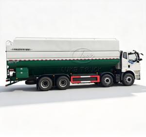 Camión de transporte de polvo a granel de cuatro ejes, camión de distribución de alimento para ganado, camión de transporte de alimento para pollos de granja, utilizado para el transporte de granos. - Product Image 1