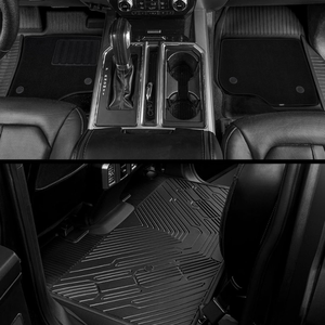 Tapis <span class=keywords><strong>de</strong></span> sol <span class=keywords><strong>de</strong></span> <span class=keywords><strong>voiture</strong></span> 3 pièces en TPE, écologiques, modernes, <span class=keywords><strong>de</strong></span> luxe, inodores, épaisseur 18 mm, avec coussinet anti-fatigue pour le talon, pour les longs trajets - Product Image 5