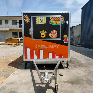 Remorque carrée classique pour camion de restauration mobile, idéale pour café, glaces, grillades – Chariot de concession alimentaire mobile - Product Image 4