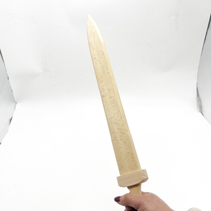 Đồ chơi thể thao ngoài trời rắn gỗ thực hành thanh kiếm Truyền Thống gỗ cứng trẻ em đào tạo thanh kiếm cổ điển cosplay đồ chơi thanh kiếm gỗ - Product Image 4