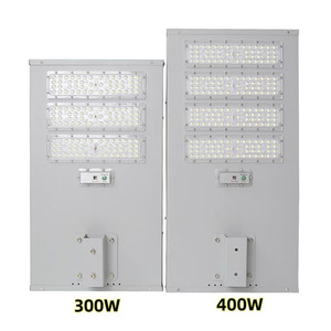 LED <b>Solar</b> Street Light 300W 400W Aluminum Alloy Body Remote Control Wall Mount Outdoor Waterproof Roadway <b>Lighting</b> - Product Image 2