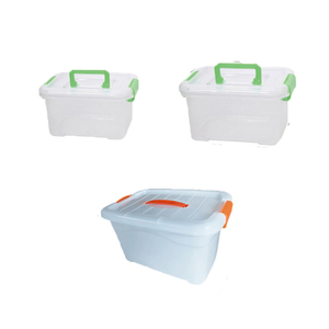 Precio de fábrica 3L <span class=keywords><strong>Rectangular</strong></span> Contenedor de almacenamiento de plástico transparente Caja organizadora para el hogar - Product Image 4