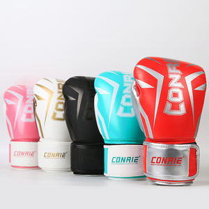 Kangrui-guante de boxeo MMA de cuero PU de alta calidad, guante de boxeo, de lucha, tipo personalizado - Product Image 1