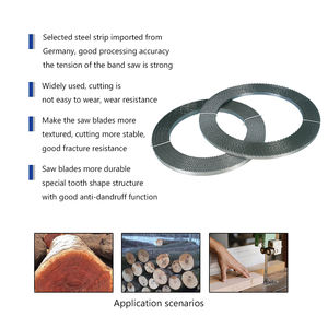 Fabrika toptan İsveç malzeme ahşap dişler sert bant testere bıçakları dayanıklı bant testere bıçağı ahşap testere bıçağı için uygun - Product Image 2