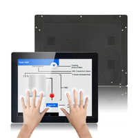 Großhandel OEM 15 Zoll Open Frame IP65 robuste Panel Ture flat Wand halterung kapazitiven Open-Frame-Touchscreen-Monitor