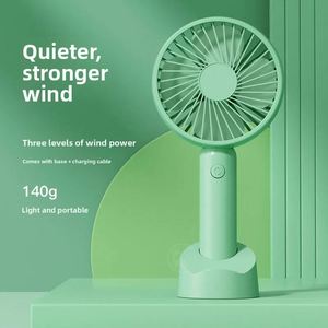 <b>Mini</b> Electric Handheld Fan USB Rechargeable Silent Small Desktop Outdoor Portable 1000-1200mAh Wholesale Student - Product Image 2