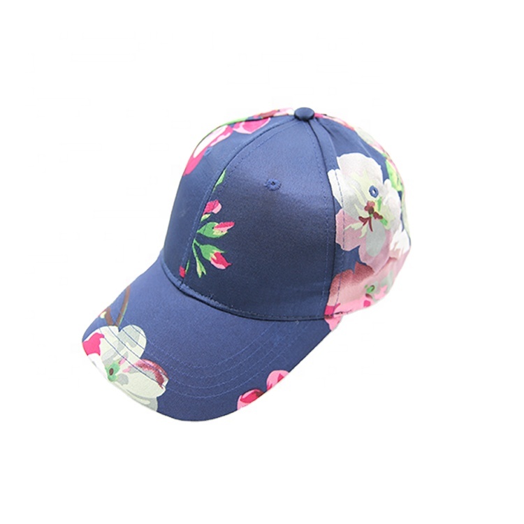 Необычный дизайн с цветочным принтом атласные многоцветные бейсболки из полиэстера винтажные женские спортивные кепки для папы