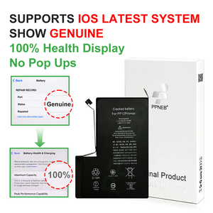 แบตเตอรี่แท้สำหรับ <span class=keywords><strong>iPhone</strong></span> 12 12pro 12mini 12promax รองรับระบบ <span class=keywords><strong>IOS</strong></span> ล่าสุด แสดงสถานะแบตเตอรี่ 100% ผ่านการถอดรหัส ได้รับมาตรฐาน CE FCC - Product Image 1