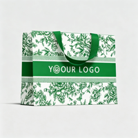 Pochette cadeau de luxe en carton blanc, avec poignée dissimulée à l'intérieur, 190-230 g/m², emballage personnalisé avec logo pour la vente au détail