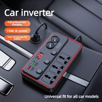 Araç Şarj Cihazı İnvertör 60W12V24V - 110V220V İnvertör Araç Telefon Şarj Cihazı PD30W QC3.0 Hızlı Şarj
