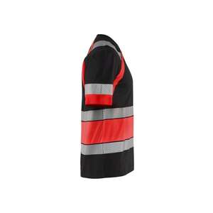 BLAKLADER - 342110309955L T-shirt Noir/Rouge hi-vis-EAN 7330509620205 HI-VIS WORKWEAR - Product Image 4