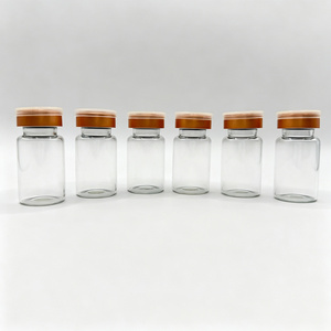Flacon en verre pour peptides de 3 ml, 5 ml, 7 ml, 10 ml, transparent, avec bouchon en aluminium à anneau de traction - Product Image 4