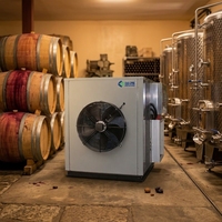 Complete oplossing voor het verwerken van fruit met behulp van een warmtepomp-fruitdroogmachine