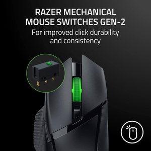 Razer <span class=keywords><strong>Basilisk</strong></span> V3 <span class=keywords><strong>X</strong></span> <span class=keywords><strong>Hyperspeed</strong></span>-Souris sans fil personnalisable pour bureau et jeux vidéo - Product Image 5