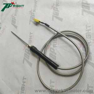 <span class=keywords><strong>Sonde</strong></span> de thermocouple de type K pour usage industriel avec poignée de connexion, longueur 100 mm - Product Image 5