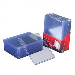 Pochettes transparentes pour cartes à collectionner 35PT, 3 x 4 pouces, porte-cartes en plastique avec pochettes souples pour cartes de jeux sportifs - Product Image 1