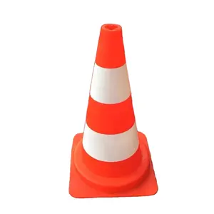 Cone de tráfego para segurança estrada tpu, estilo europeu, 75cm, pvc pe