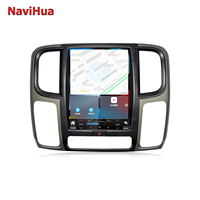 Lecteur DVD de voiture Navihua 13 "Style Tesla Écran vertical Android GPS Navigation Radio multimédia pour Dodge Ram 2014-2018 Carplay