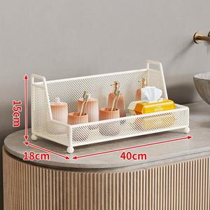 Étagère de rangement multi-niveaux blanche tendance moderne en gros pour les collations et les bijoux - Product Image 2