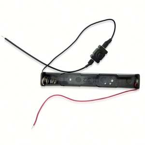 Dudukan baterai <span class=keywords><strong>UM</strong></span>-3 No 5 Harga murah dengan kabel timbal pemegang baterai 2 AA untuk mainan plastik pemegang baterai Aa - Product Image 5