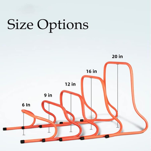 Haies d'agilité à vitesse réglable Mini haies gonflables pour l'entraînement pour IAFF et autres entraînements sportifs - Product Image 6