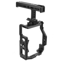 Cage de Protection DSLR avec Poignée Supérieure Accessoires Photo pour A7R4/A7M3/A7III Rig de Cage de Caméra de Sécurité Vidéo pour Sony A7S3 A73