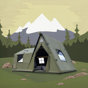 Tente de camping gonflable de haute qualité, OEM ODM disponibles, tente gonflable imperméable pour conditions ventées - Product Image 6