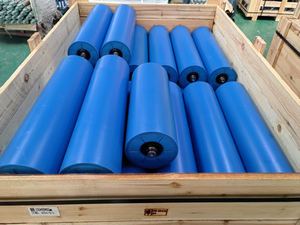 コンベヤー 159mm径 HDPEプラスチック 金属 鋼 ステンレス ゴム製コンベヤーアイドラー - Product Image 4