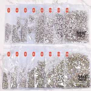 Ss3-ss16 1440 Piezas de Cristal 3D para Decoración de Uñas, Diamantes Redondos de Cristal para Manicura, Piedras Brillantes para Manualidades, Diamantes de Imitación Hotfix - Product Image 5