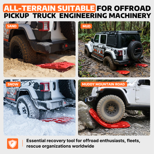 Tabla de recuperación de alta resistencia 5T, rieles de recuperación antideslizantes, tabla de tracción todoterreno para arena y barro para vehículos 4x4 - Product Image 5