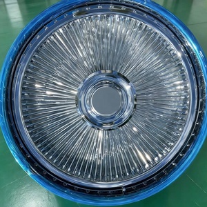 Jantes à rayons 72 100 120 144 150, 13 14 15 18 20 22 24 26 pouces, jantes chromées, style DeVille Fleetwood Premium Lowrider <span class=keywords><strong>Eldorado</strong></span> - Product Image 1