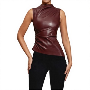Top Corto sin Mangas para Mujer, Estilo Sexy y Urbano, para Fiesta, Tejido de Punto, Transpirable, de Secado Rápido, con Espalda Descubierta - Product Image 3